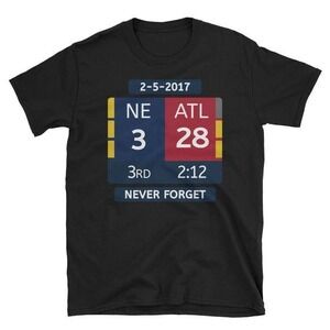 New England Patriots 3 Atlanta Falcons 28 NFL Super Bowl T-shirt